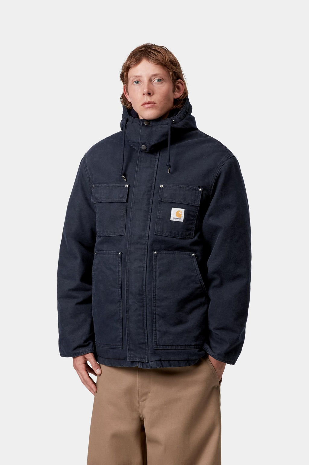 Carhartt WIP Mens Ambel Coat Jacket | Deep Night