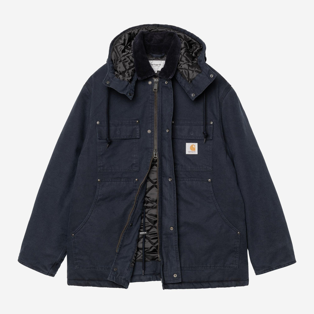 Carhartt WIP Mens Ambel Coat Jacket | Deep Night