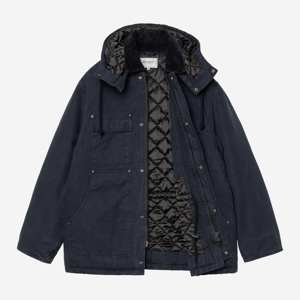 Carhartt WIP Mens Ambel Coat Jacket | Deep Night