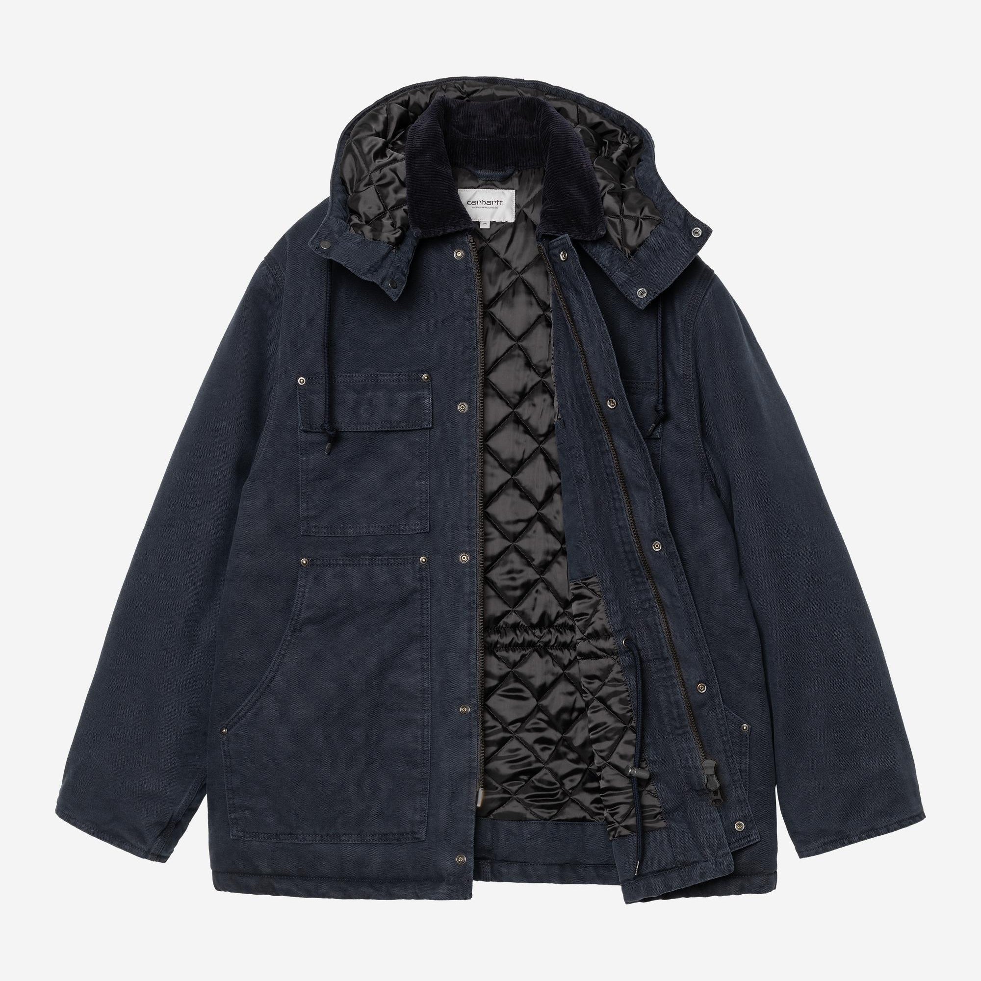 Carhartt WIP Mens Ambel Coat Jacket | Deep Night