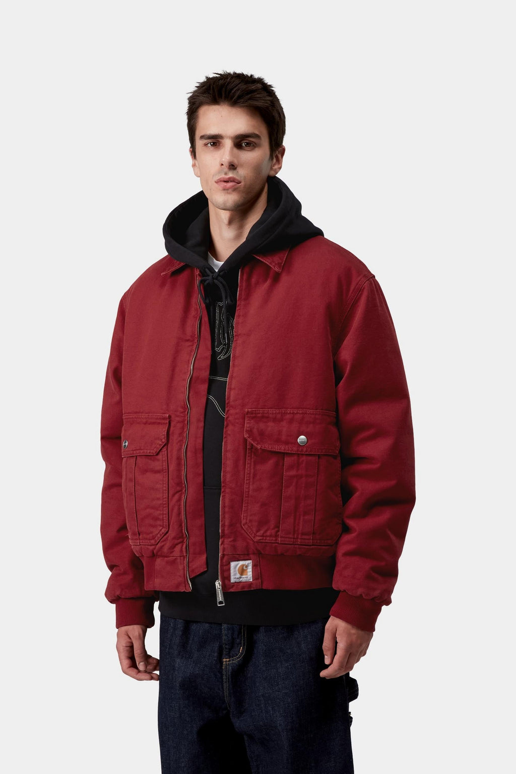 Carhartt WIP Mens Stanton Jacket | Scarlet