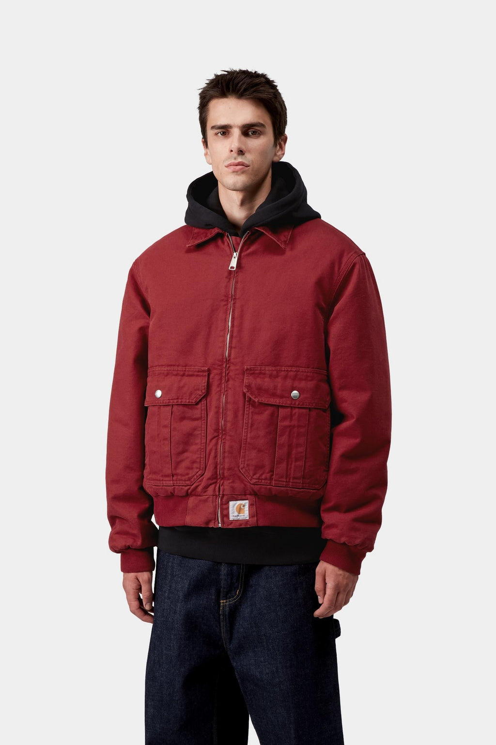 Carhartt WIP Mens Stanton Jacket | Scarlet