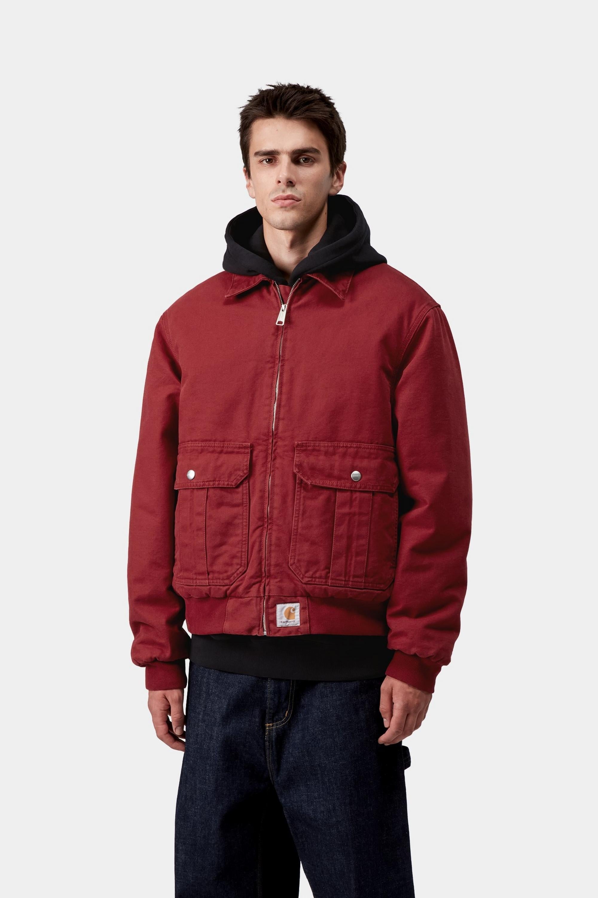 Carhartt WIP Mens Stanton Jacket | Scarlet