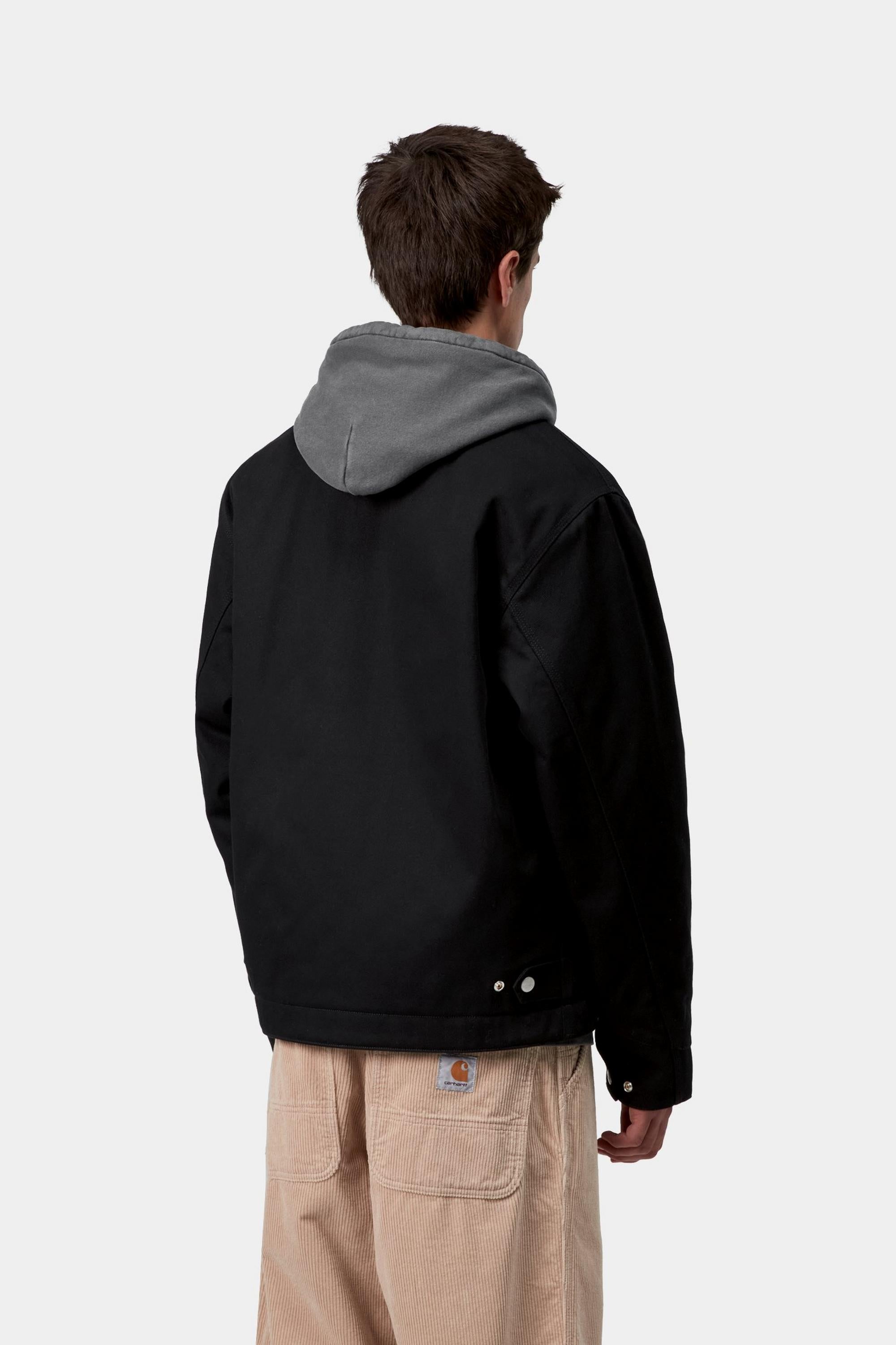 Carhartt WIP Mens Module Script Jacket | Black / White