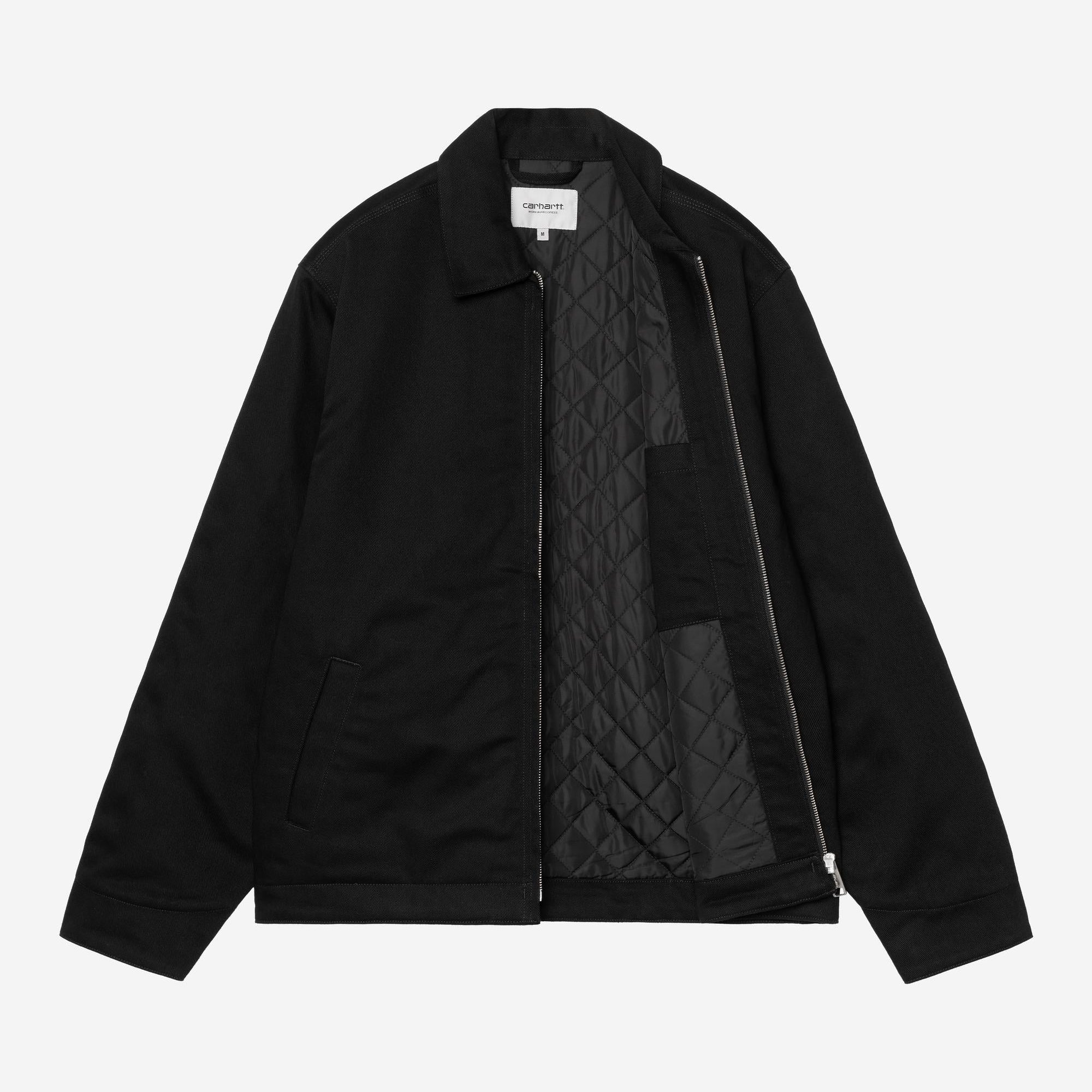 Carhartt WIP Mens Module Script Jacket | Black / White