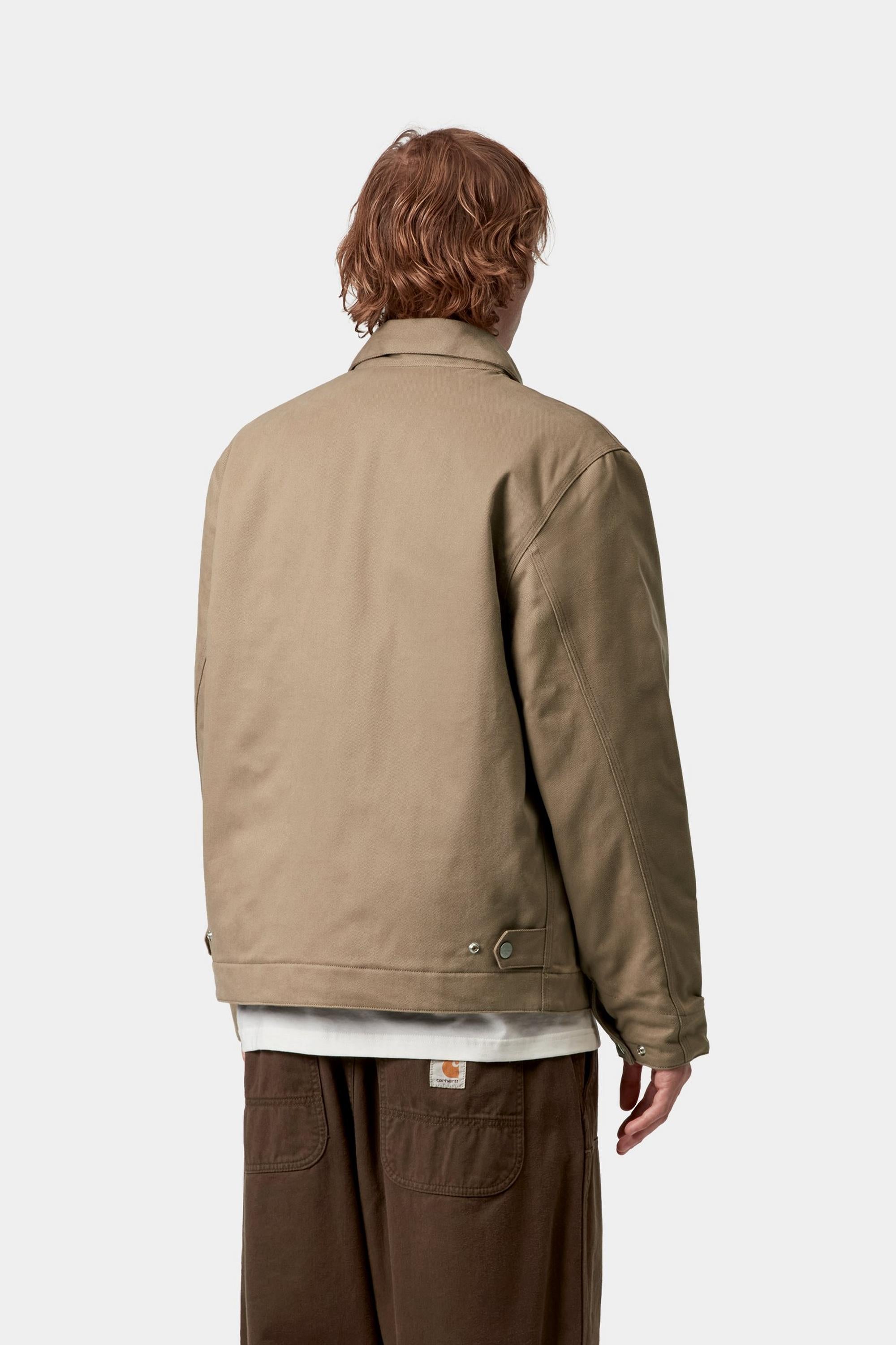 Carhartt WIP Mens Module Script Jacket | Leather / Black