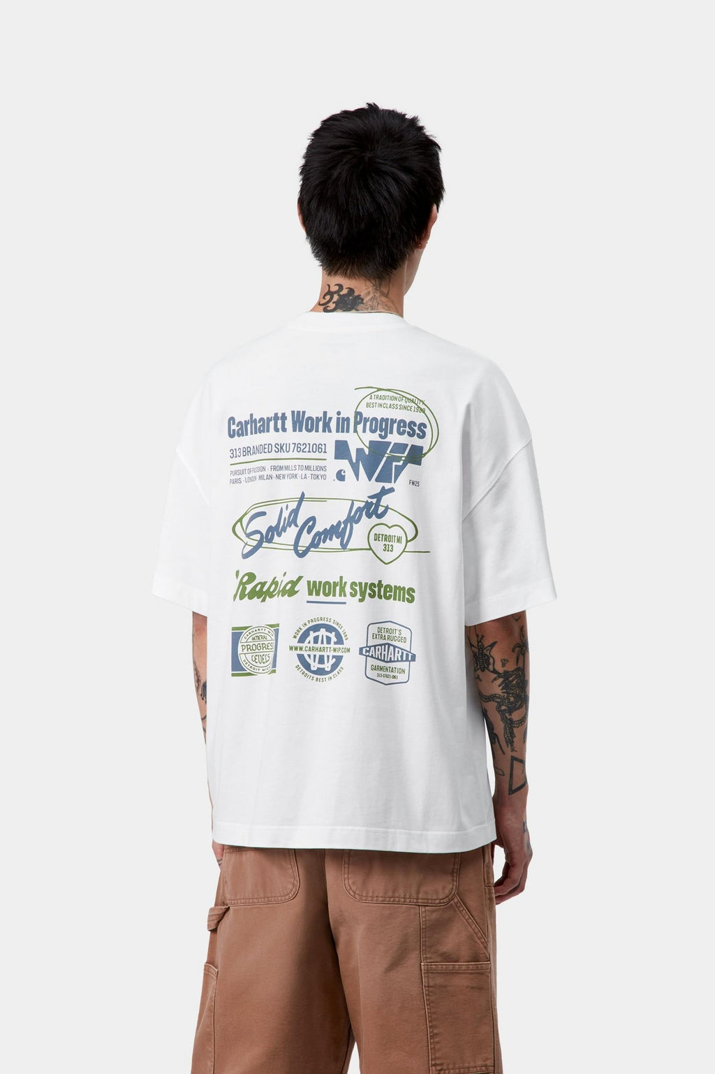 Carhartt WIP Mens Networks T-Shirt | White