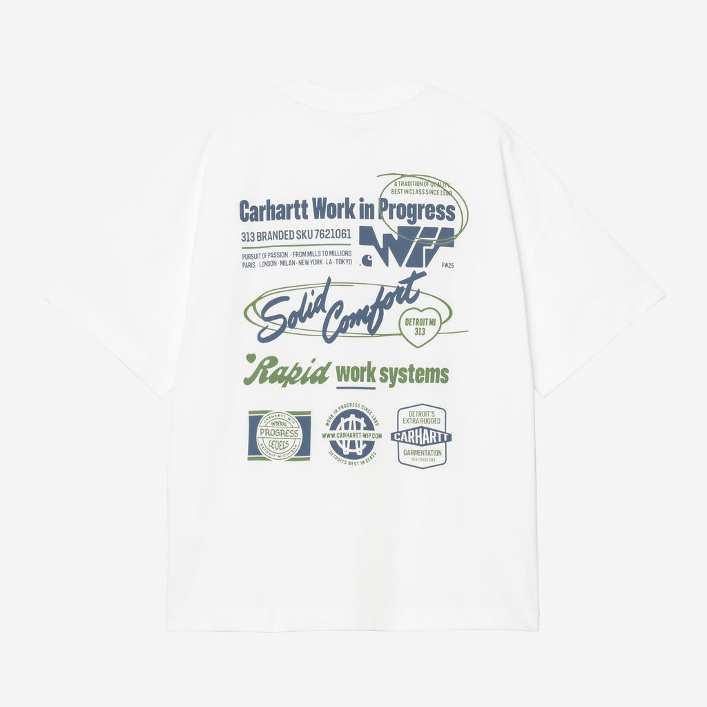Carhartt WIP Mens Networks T-Shirt | White