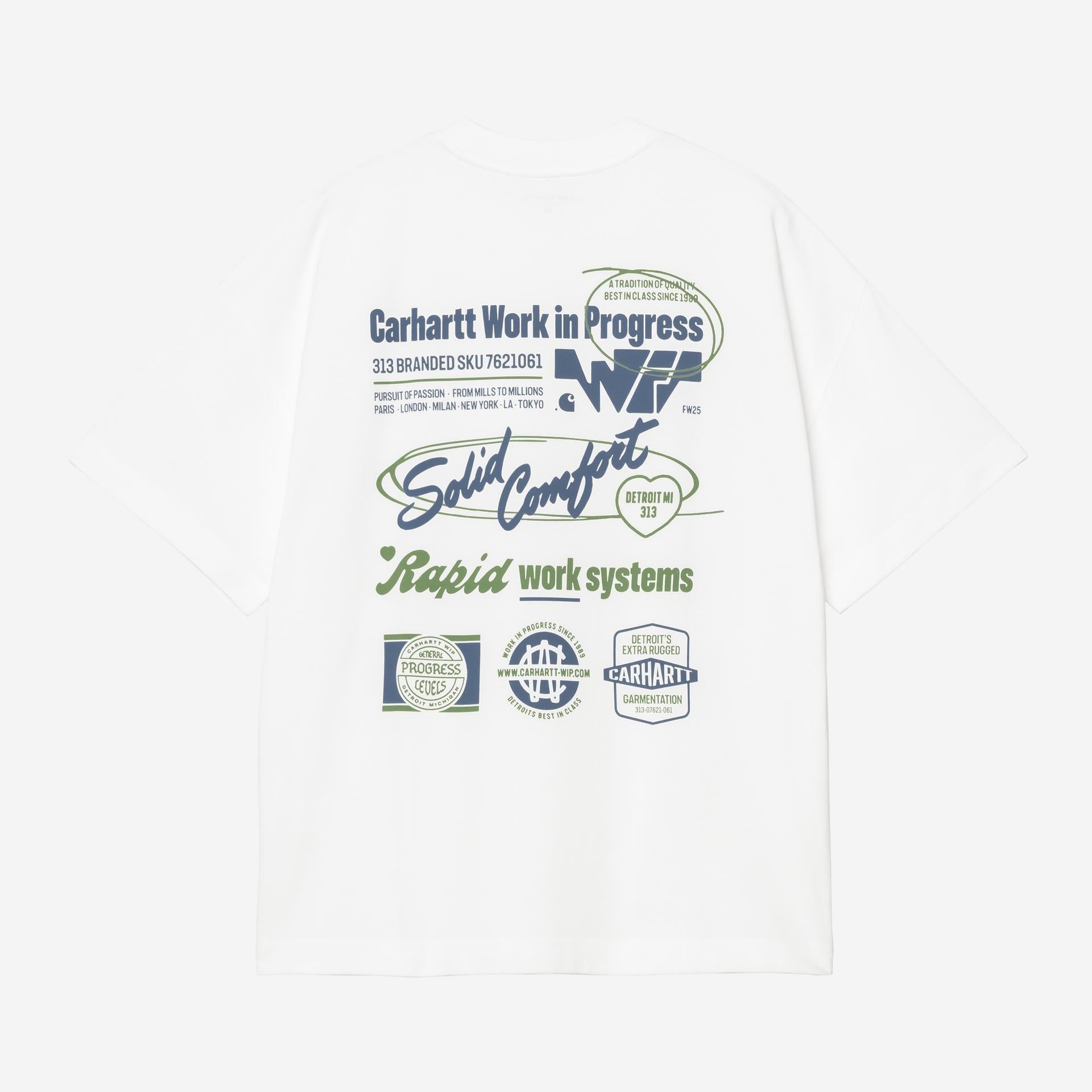 Carhartt WIP Mens Networks T-Shirt | White