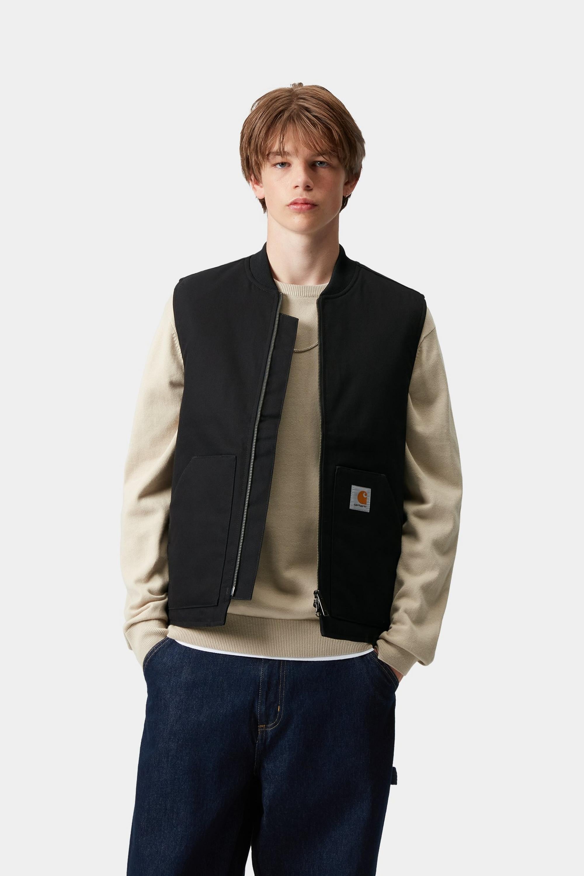 Carhartt WIP Mens Classic Vest | Black Rigid