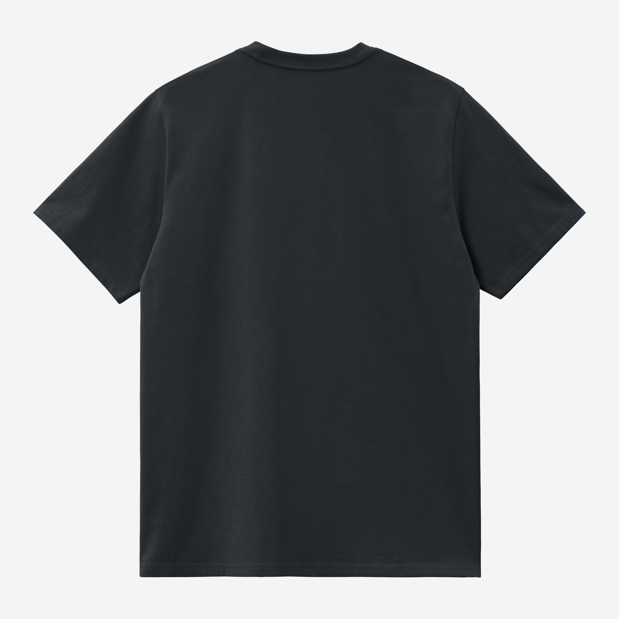 Carhartt WIP Mens Script T-Shirt | Deep Night / Gentle Green