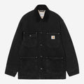Carhartt WIP Mens OG Chore Maitland Denim Coat Jacket | Black / Black