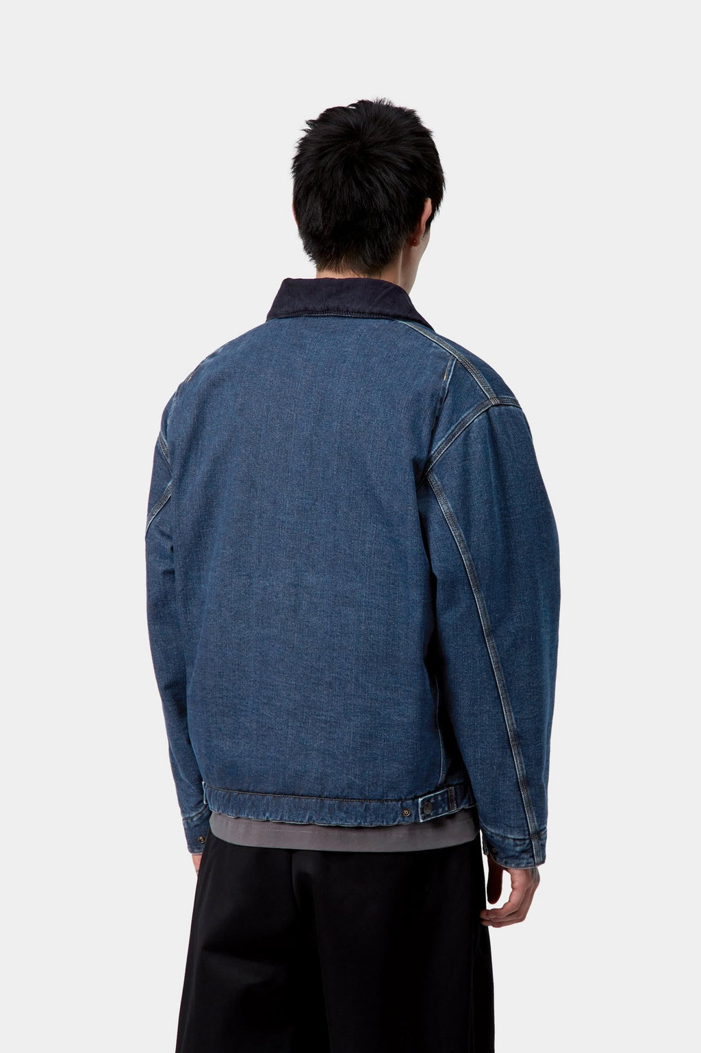 Carhartt WIP Mens OG Detroit Maitland Denim Jacket | Blue / Dark Navy