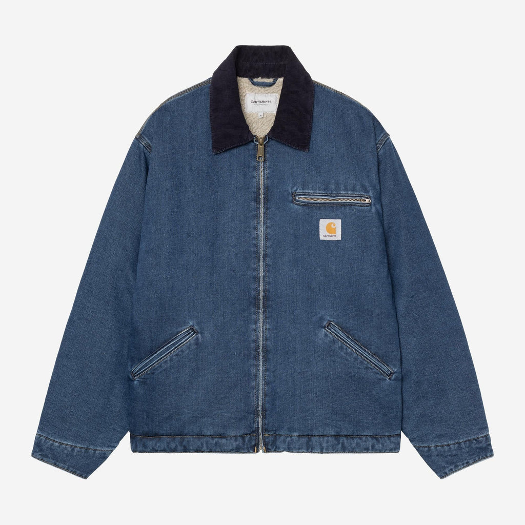 Carhartt WIP Mens OG Detroit Maitland Denim Jacket | Blue / Dark Navy