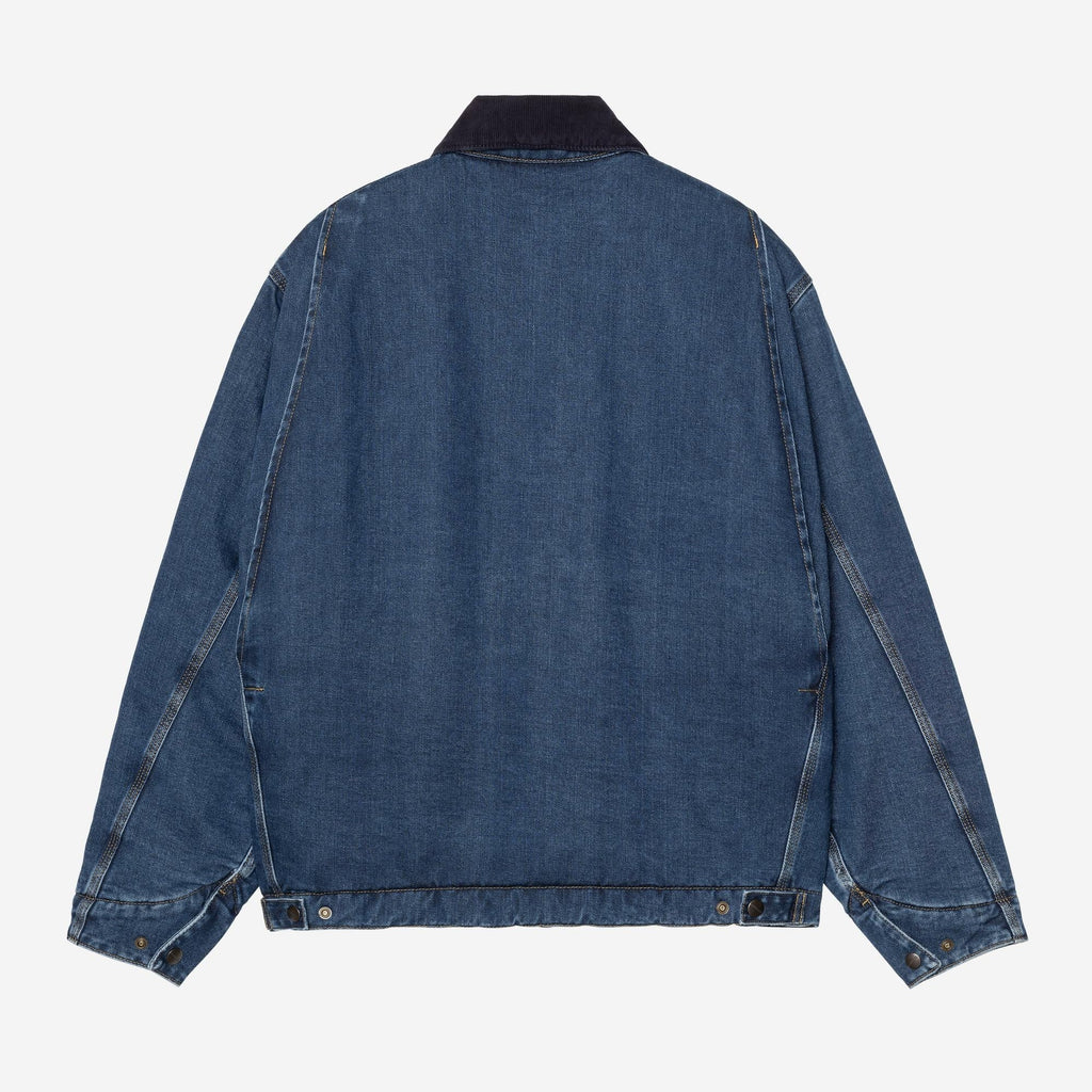 Carhartt WIP Mens OG Detroit Maitland Denim Jacket | Blue / Dark Navy