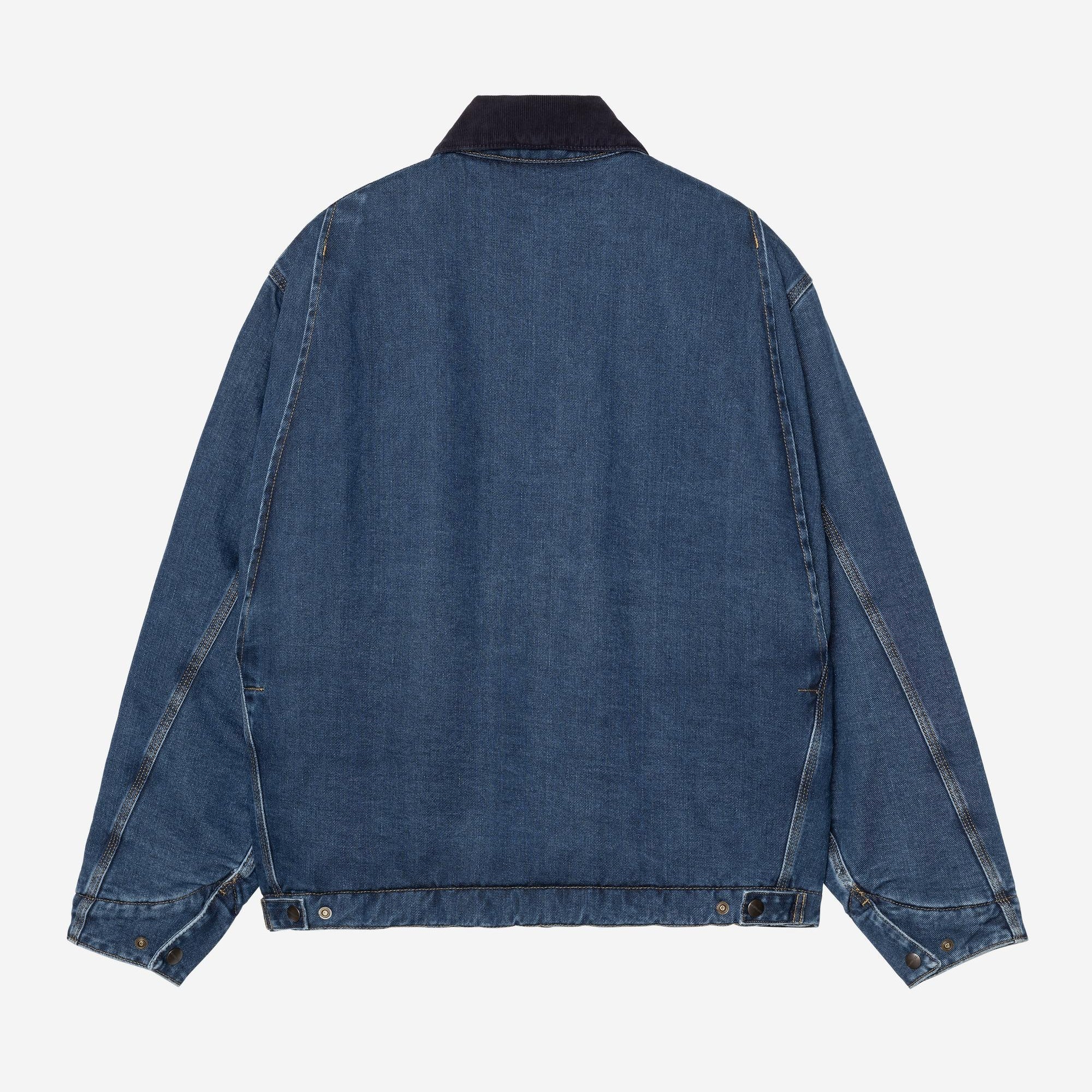 Carhartt WIP Mens OG Detroit Maitland Denim Jacket | Blue / Dark Navy