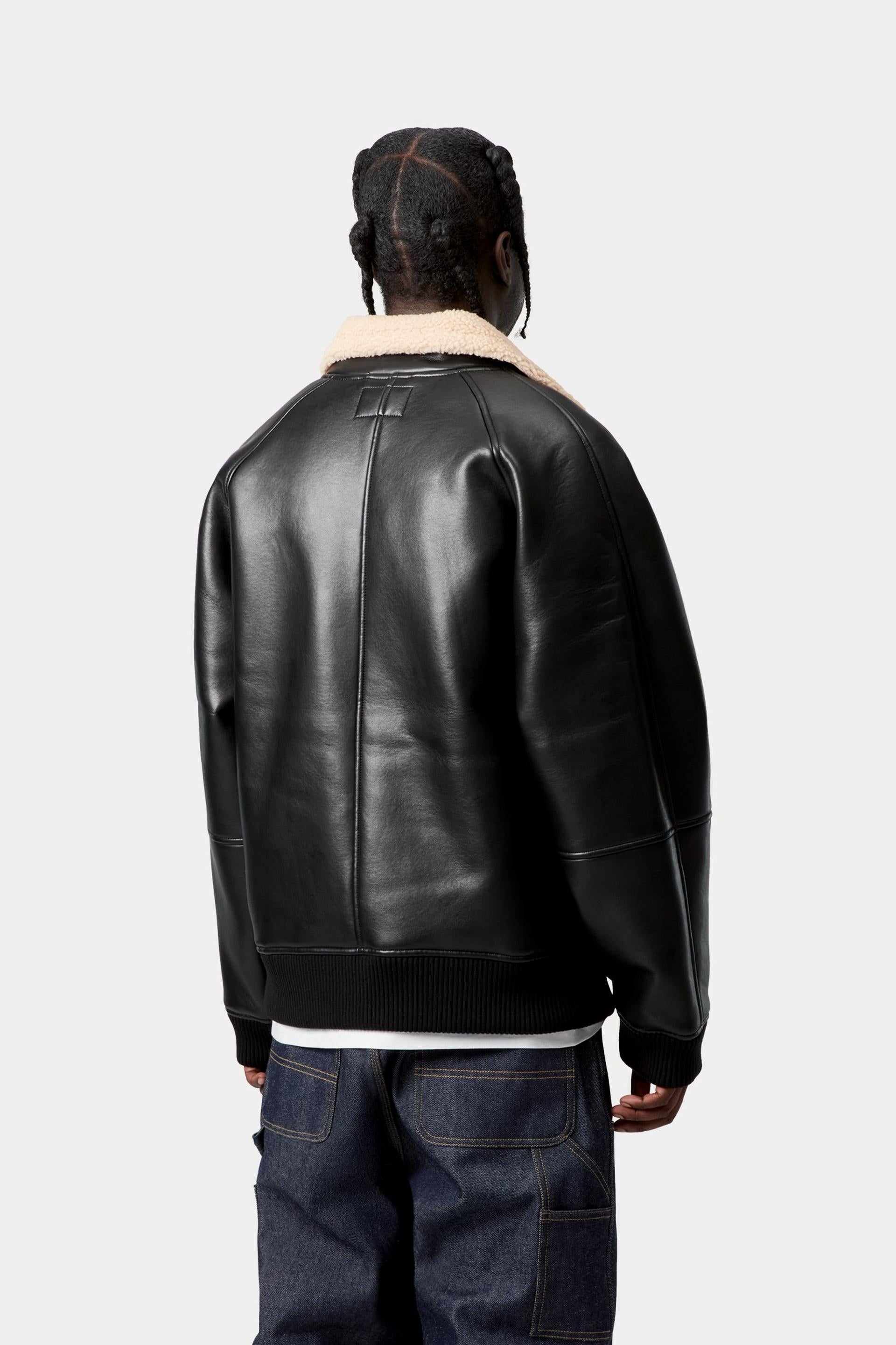 Carhartt WIP Mens Shepton Jacket | Black / Natural