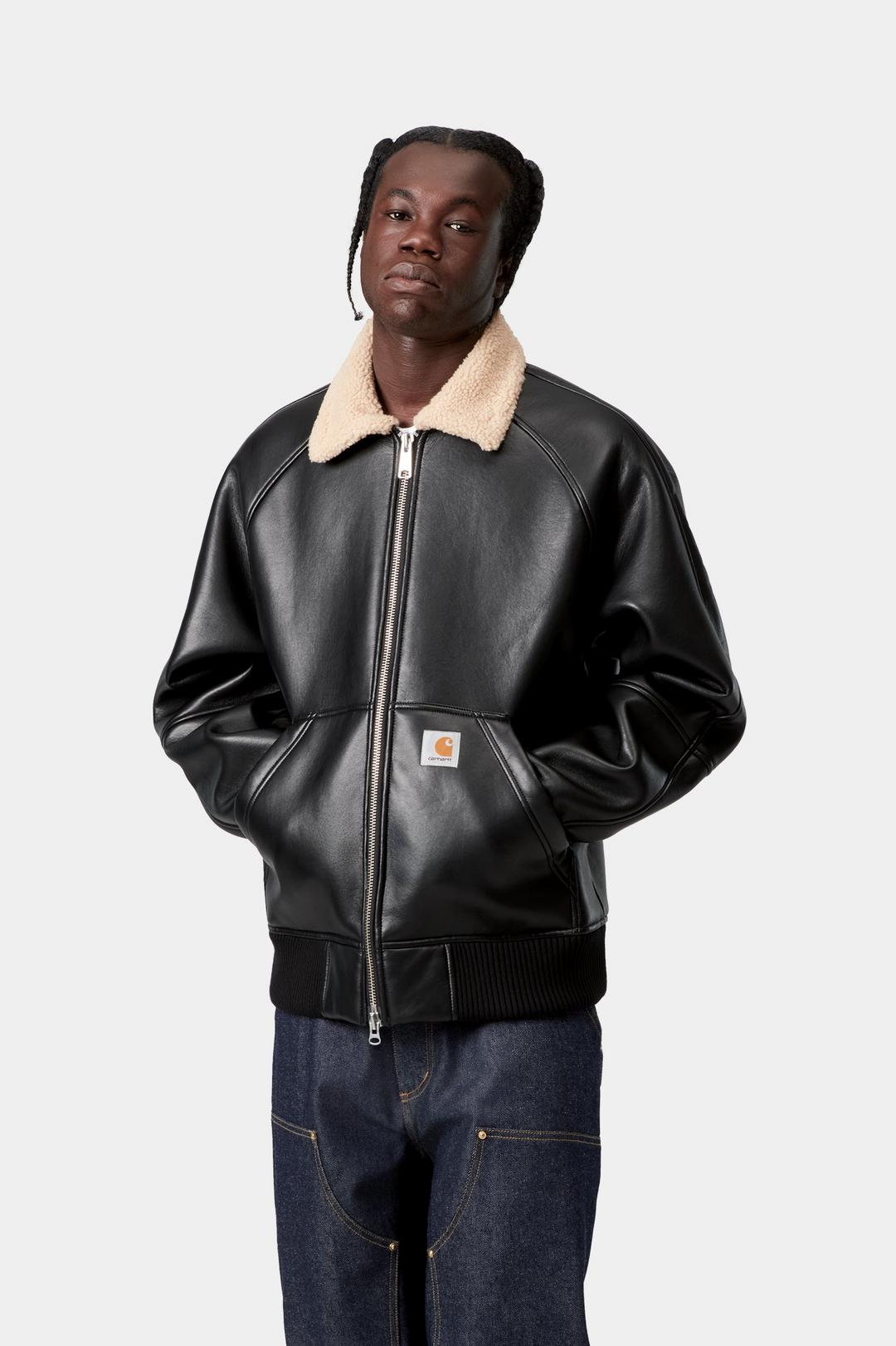 Carhartt WIP Mens Shepton Jacket | Black / Natural