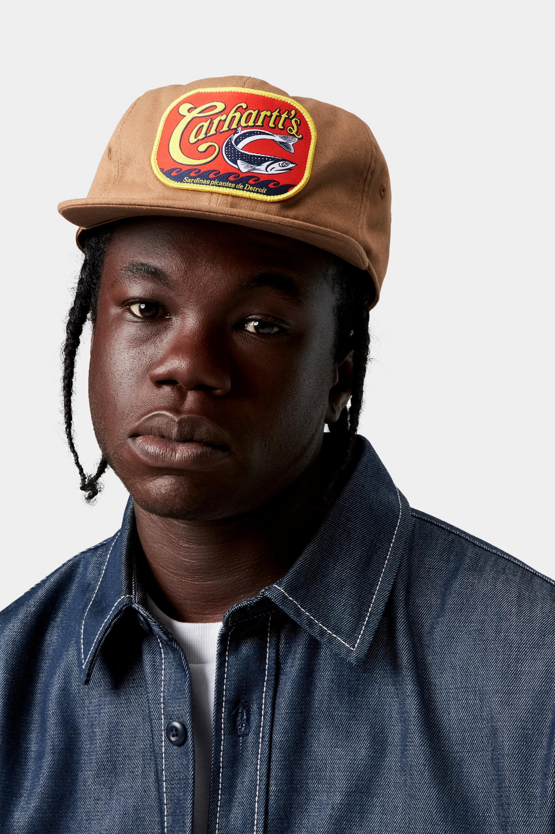 Carhartt WIP Unisex Sardinas Cap | Hamilton Brown