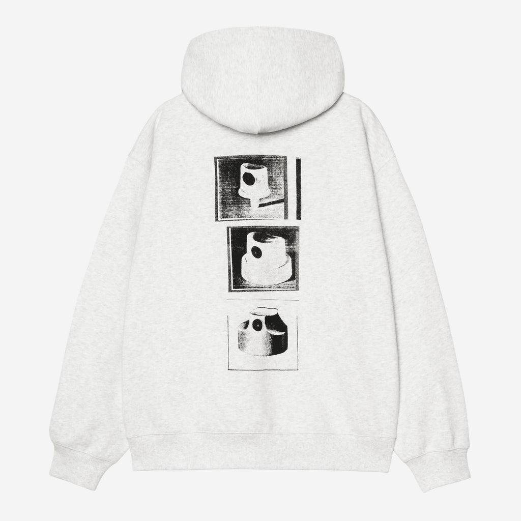 Carhartt WIP Mens Caps Hoodie | Ash Heather