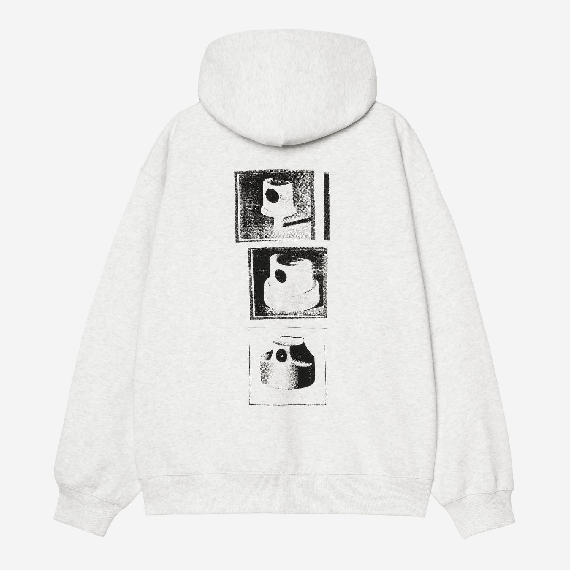 Carhartt WIP Mens Caps Hoodie | Ash Heather