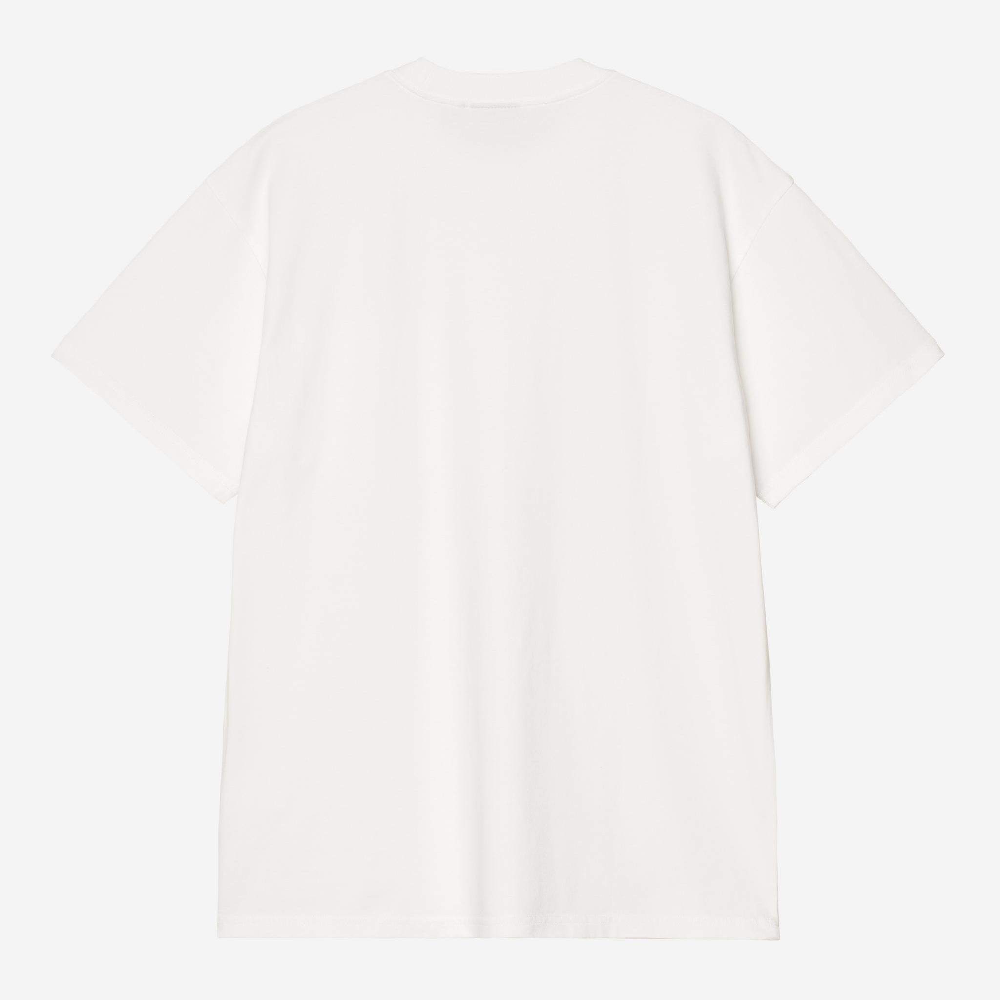 Carhartt WIP Mens Pond Corps Pocket T-Shirt | White Heavy Stone Wash