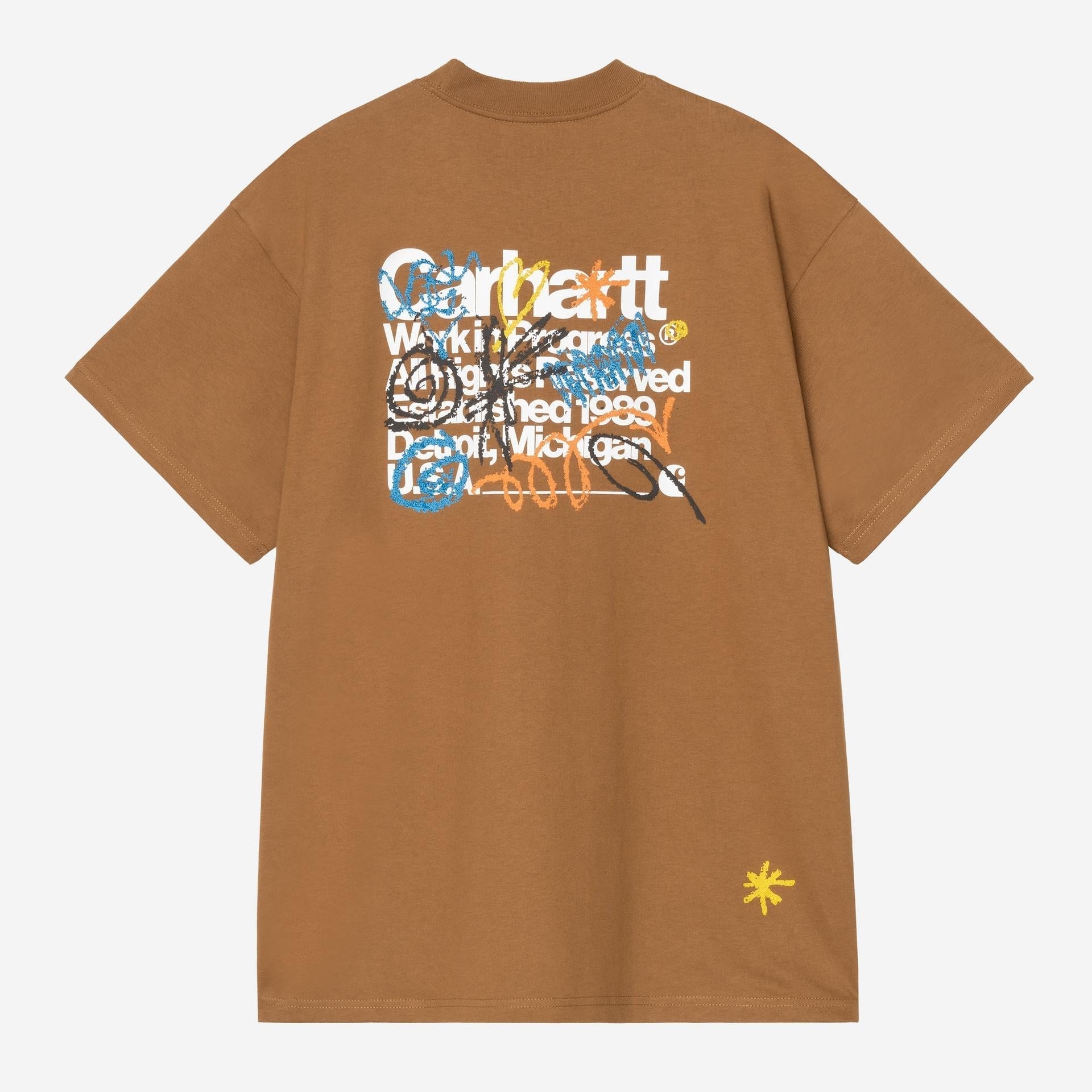 Carhartt WIP Mens Primary T-Shirt | Hamilton Brown