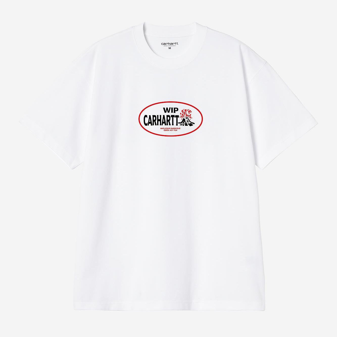 Carhartt WIP Mens Harlequin BBQ T-Shirt | White