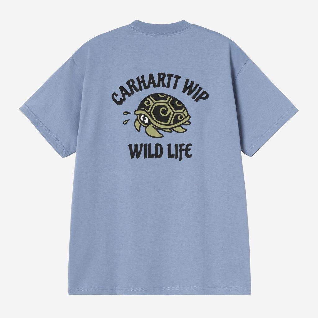 Carhartt WIP Mens Wild Life T-Shirt | Gentle Blue