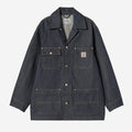 Carhartt WIP Mens Aden Chore Bradenton Denim Coat Jacket | Blue