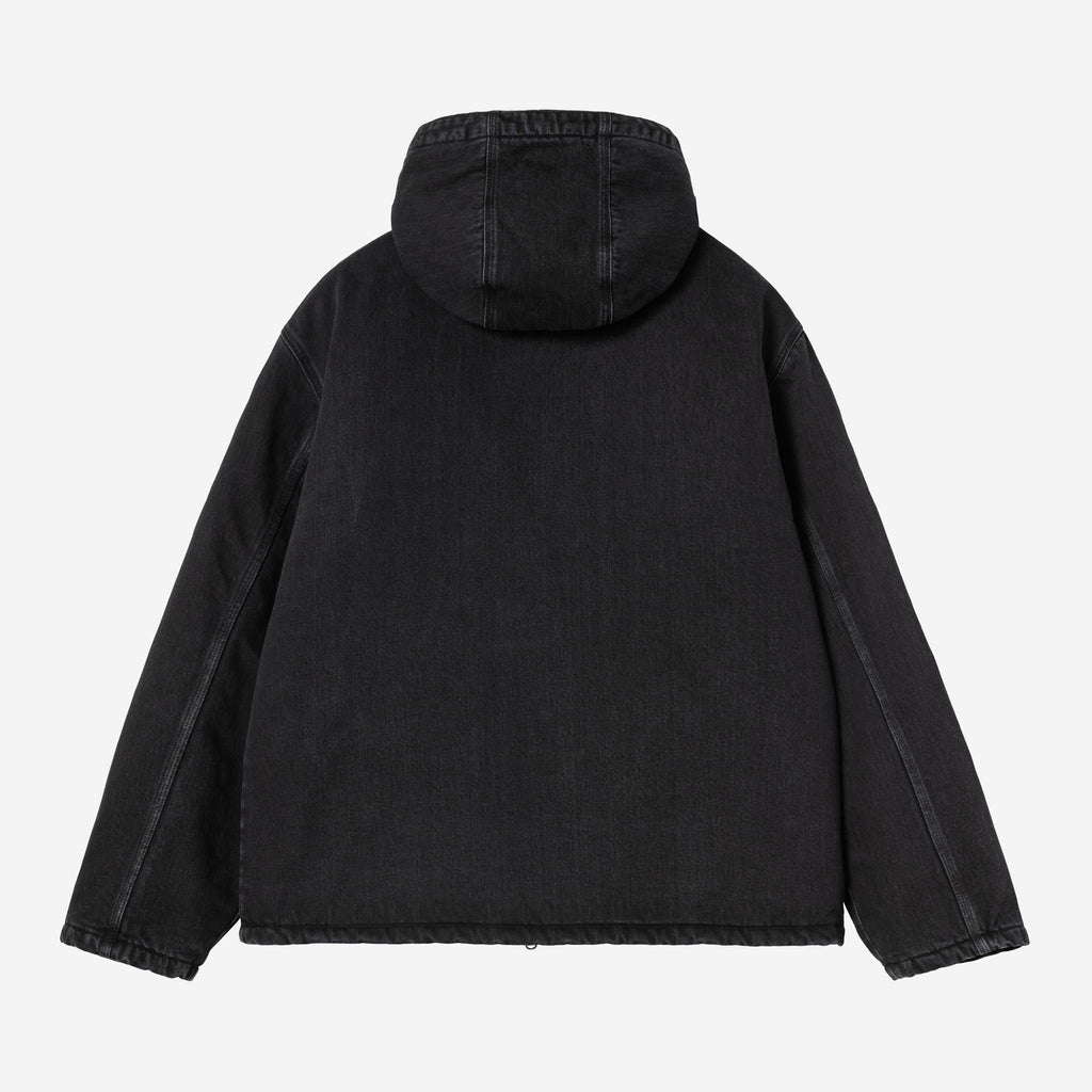 Carhartt WIP Mens Cleveland Jacket | Black Stone Washed