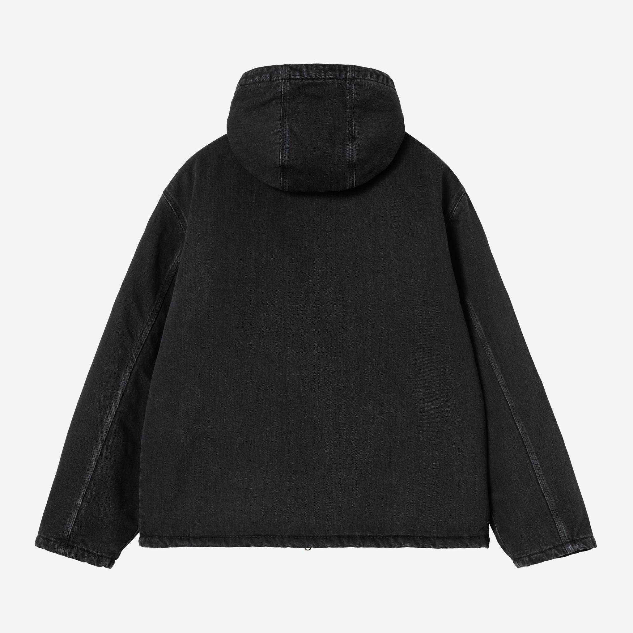Carhartt WIP Mens Cleveland Jacket | Black Stone Washed