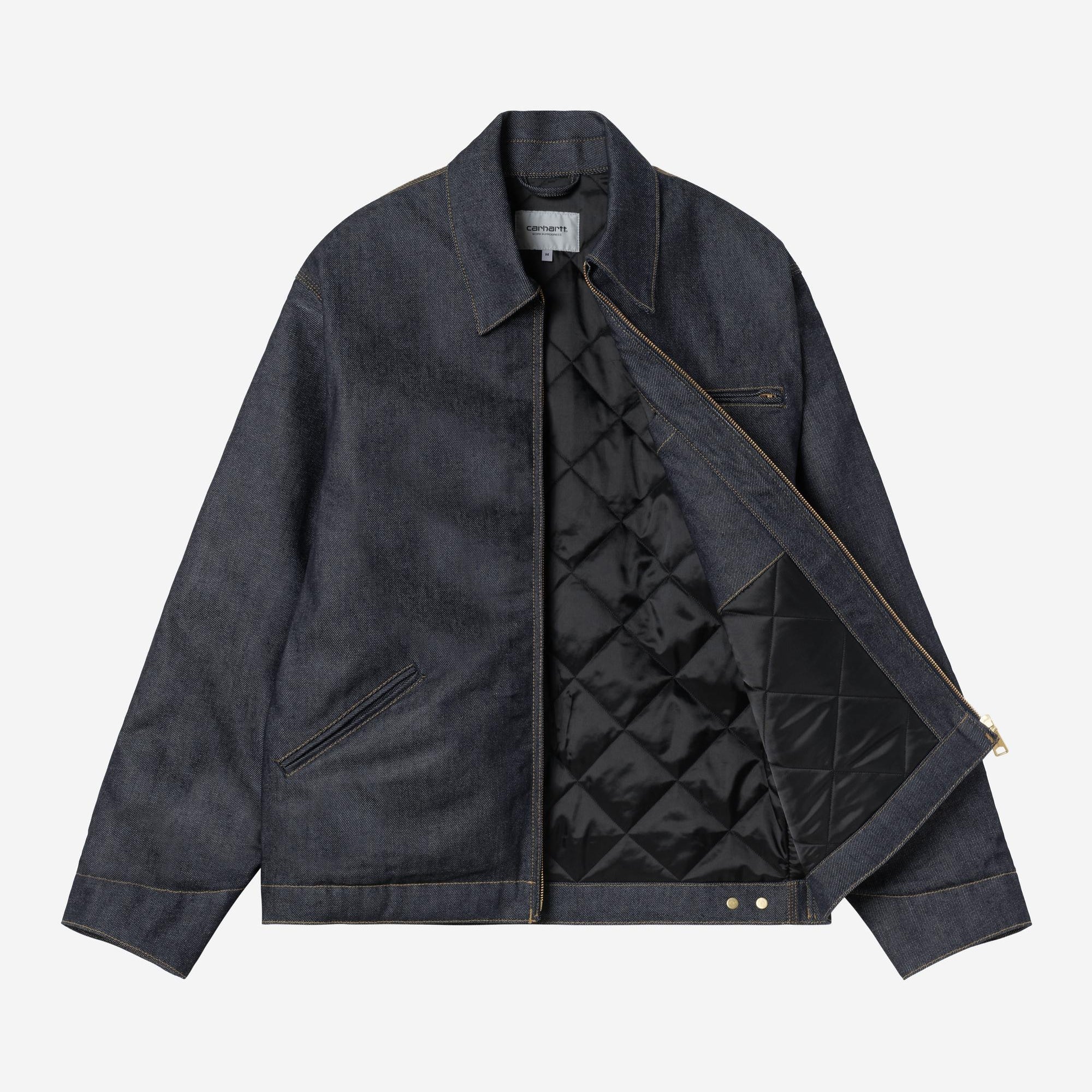 Carhartt WIP Mens OG Detroit Bradenton Denim Jacket | Blue