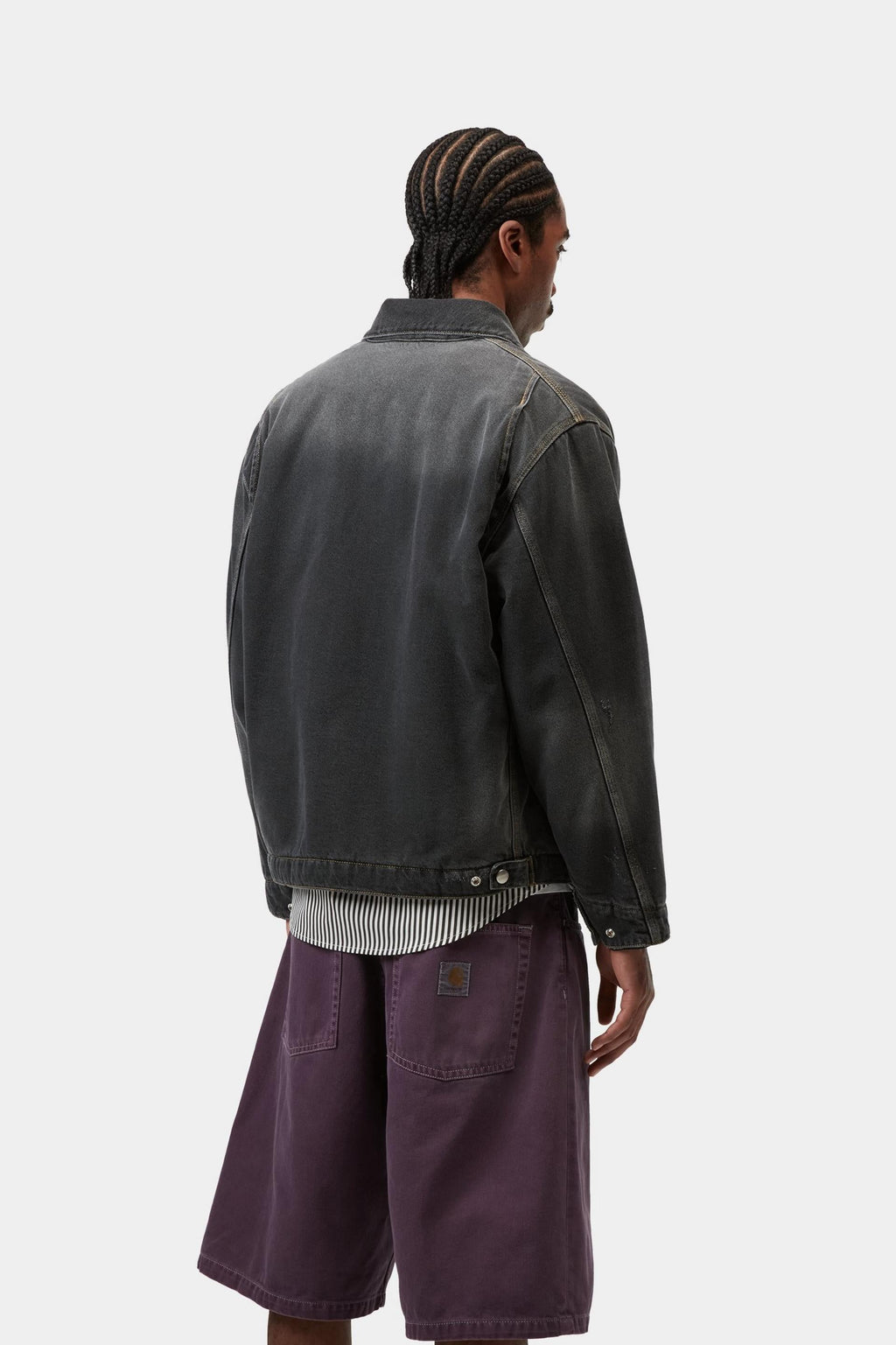 Carhartt WIP Mens OG Detroit Grind Wash Jacket | Black