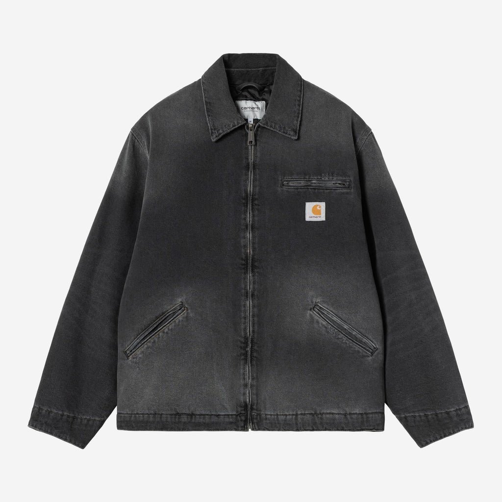 Carhartt WIP Mens OG Detroit Grind Wash Jacket | Black