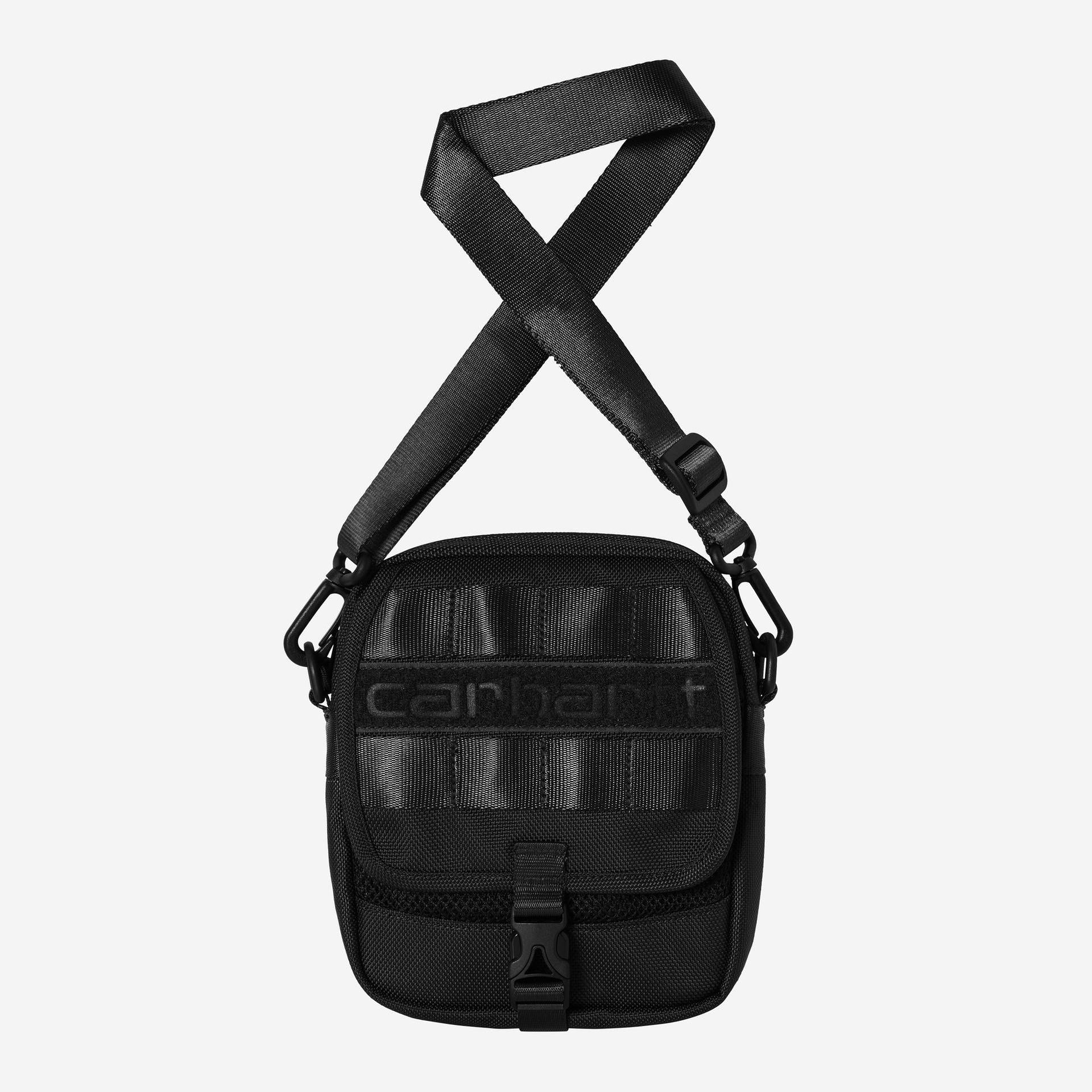 Carhartt WIP Mens Prescott Shoulder Pouch Bag | Black