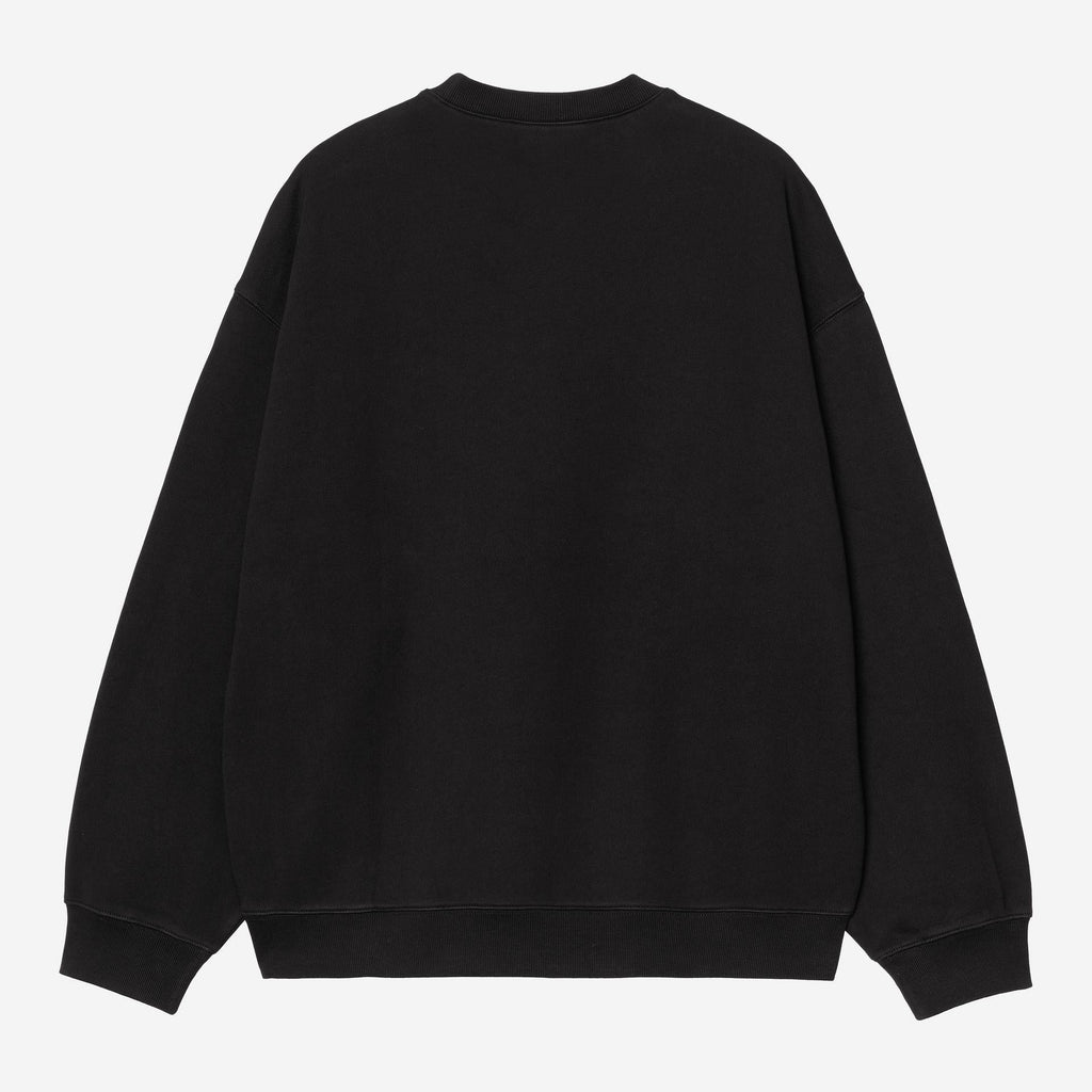 Carhartt WIP Mens WIP Label Sweatshirt | Black