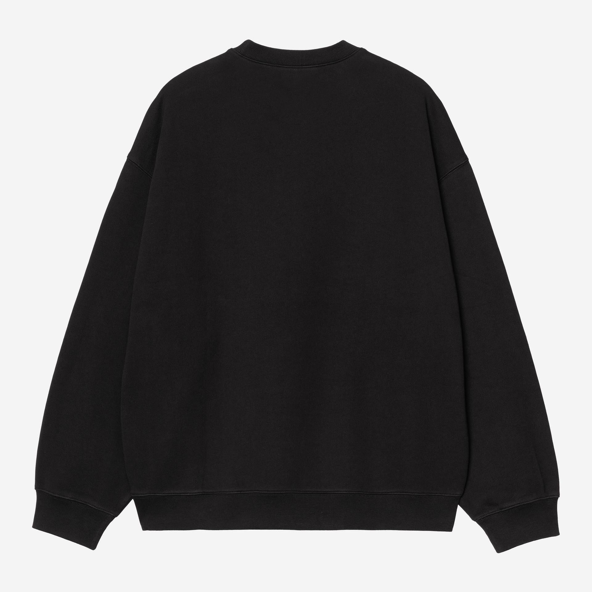 Carhartt WIP Mens WIP Label Sweatshirt | Black