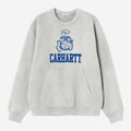 Carhartt WIP Mens Pond Corps Sweatshirt | Ash Heather