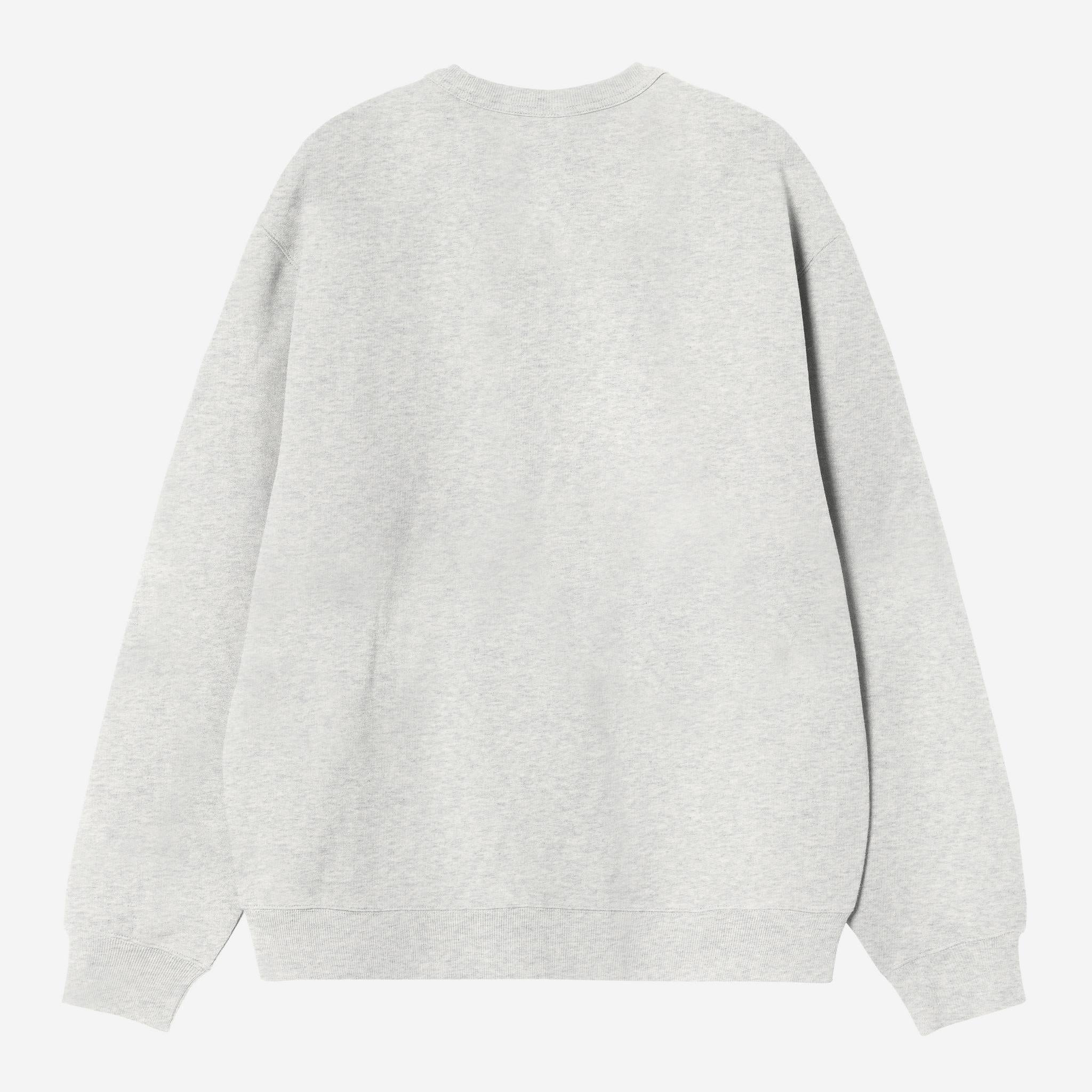 Carhartt WIP Mens Pond Corps Sweatshirt | Ash Heather