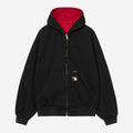 Carhartt WIP Mens OG Active 50th Anniversary Edition Canvas Jacket | Black / USA Red