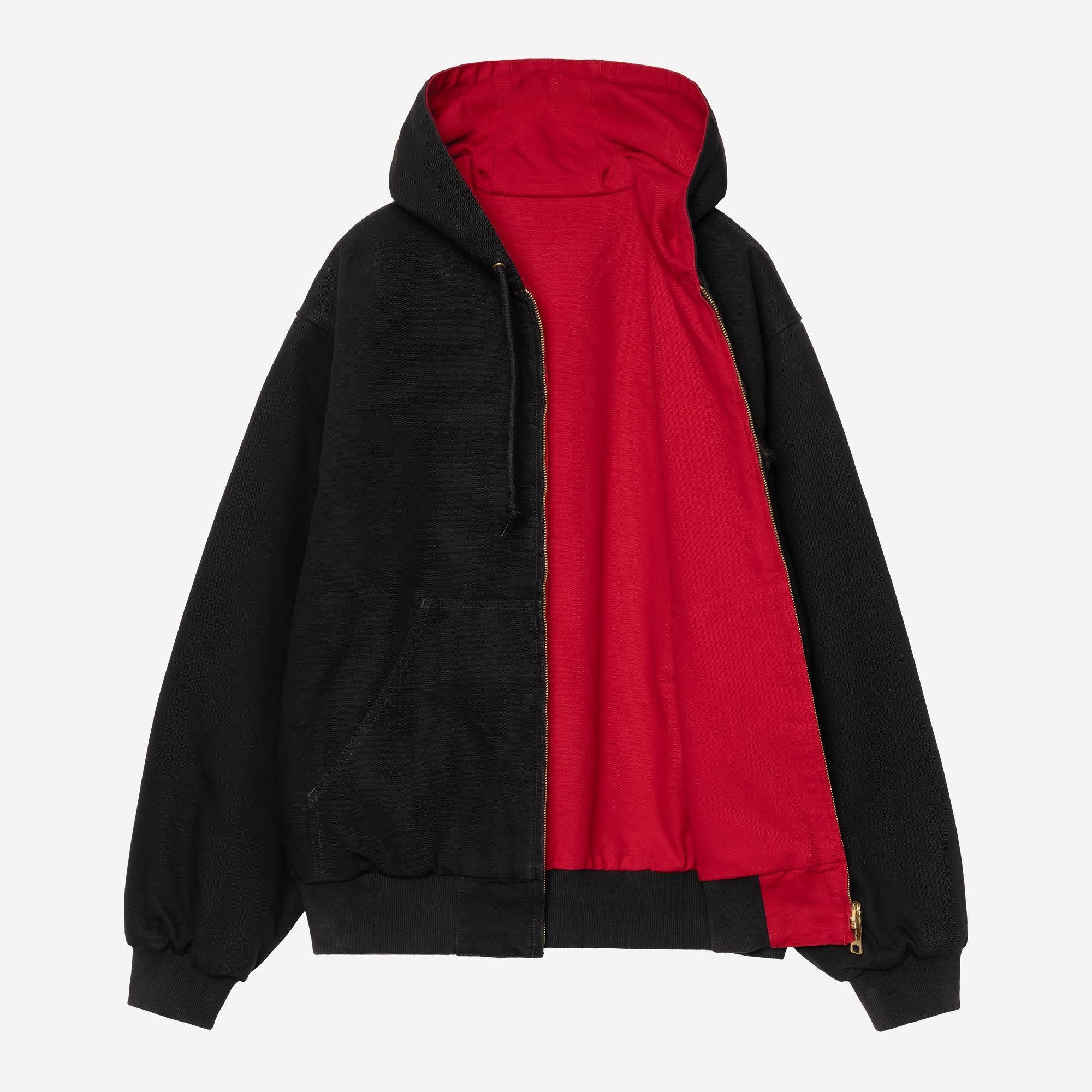 Carhartt WIP Mens OG Active 50th Anniversary Edition Canvas Jacket | Black / USA Red