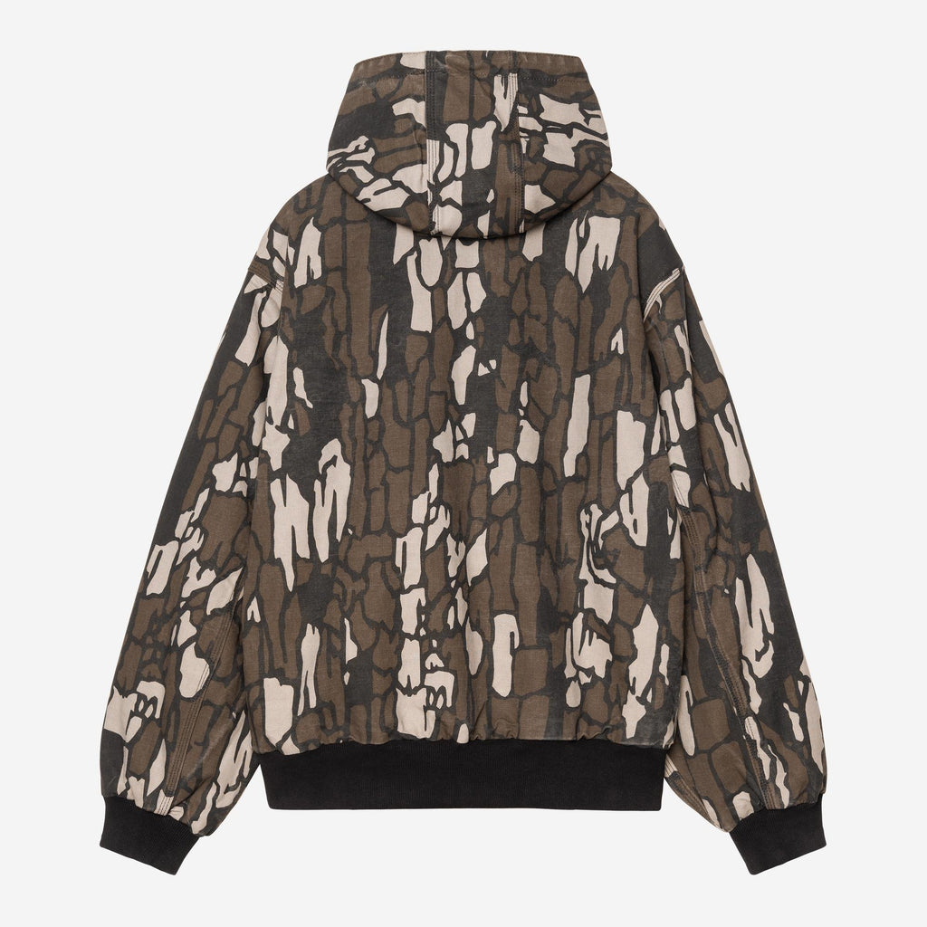 Carhartt WIP Mens OG Active 50th Anniversary Edition Canvas Jacket | Hamilton Brown / Camo Trebark