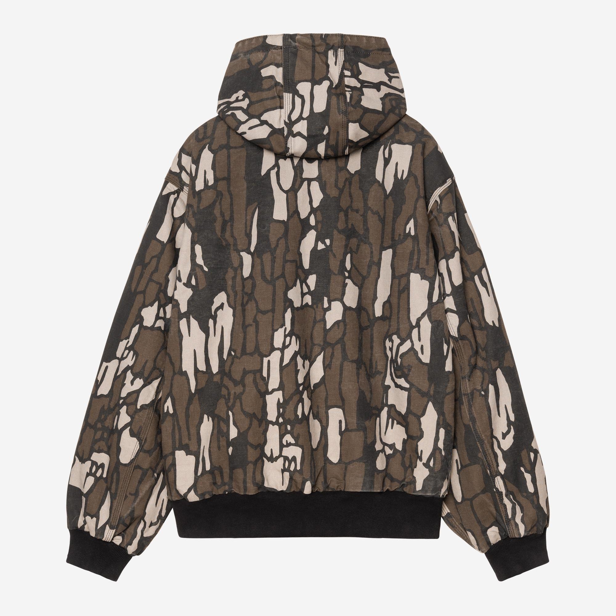 Carhartt WIP Mens OG Active 50th Anniversary Edition Canvas Jacket | Hamilton Brown / Camo Trebark