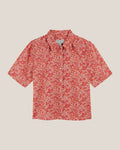 Emile & Ida Dalton Floral Print Blouse in Betsy Pink