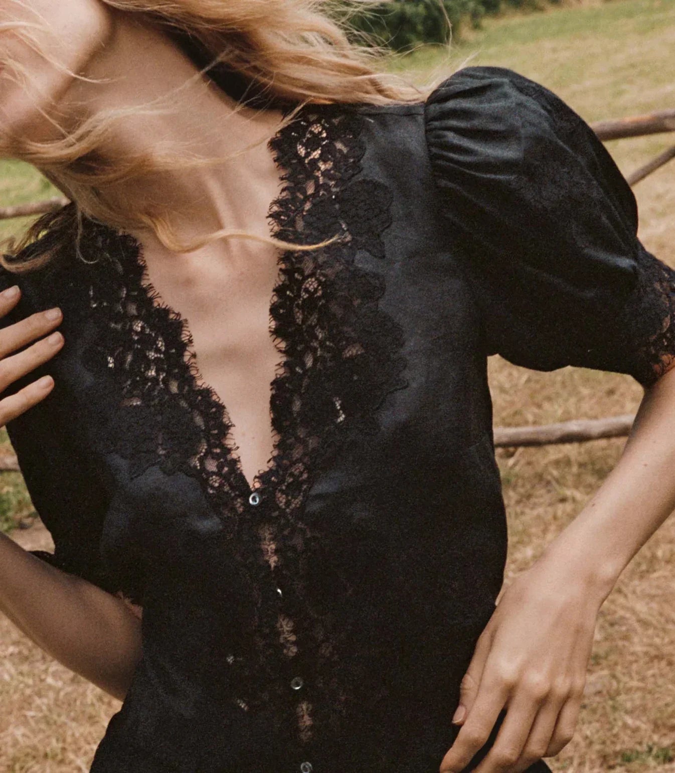 DÔEN Idella Top in Black