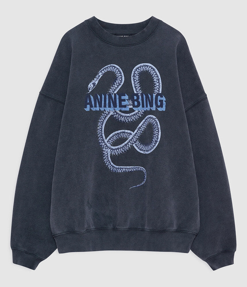 Anine Bing Harvey Sweatshirt Snake