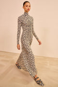 Ulla Johnson Ida Ruched Turtleneck Dress