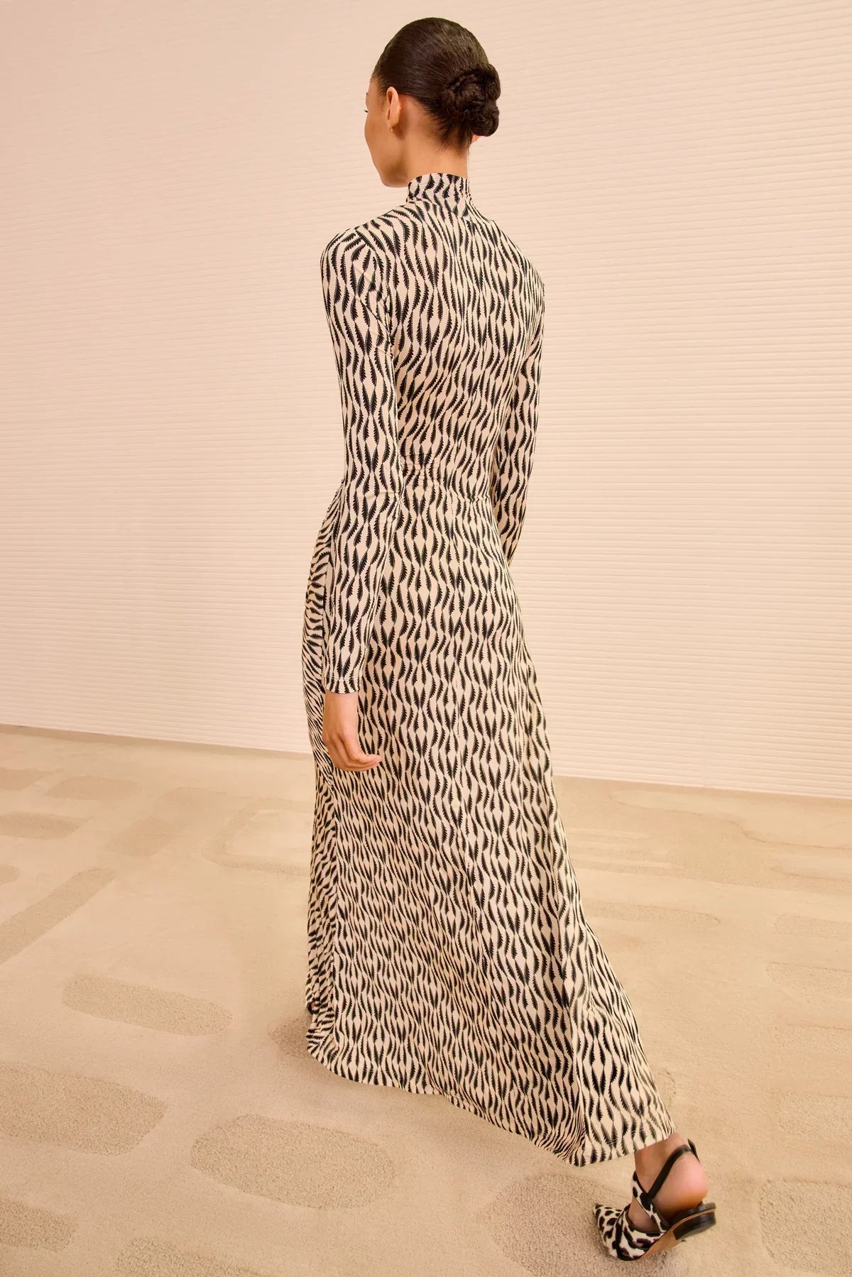 Ulla Johnson Ida Ruched Turtleneck Dress