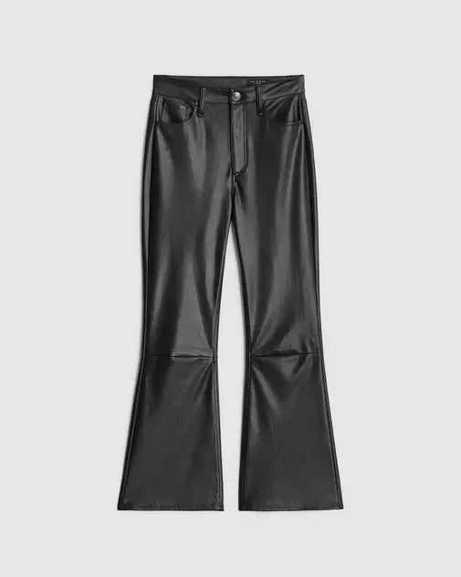 Rag & Bone Casey Faux  Leather Cropped Flare